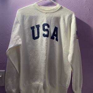 crewneck usa sweater
